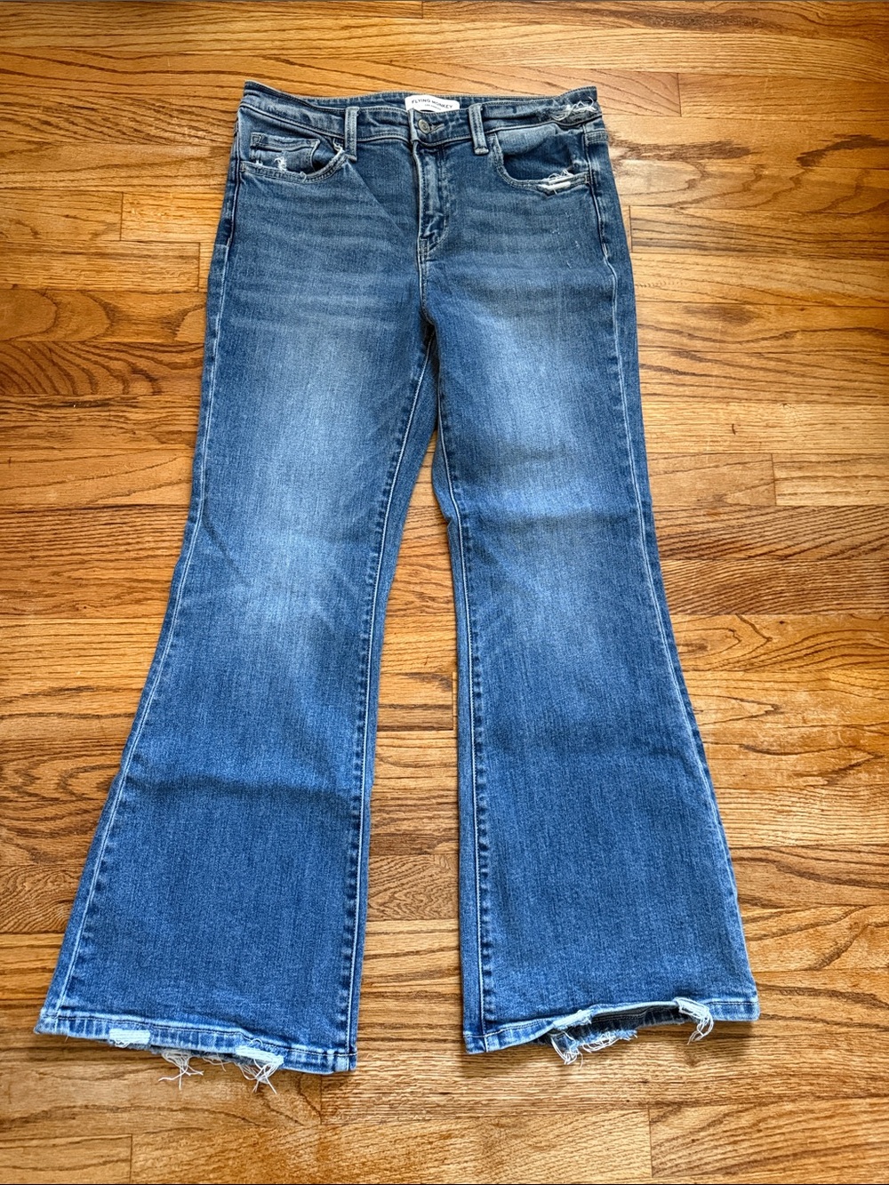 Mid-rise jeans